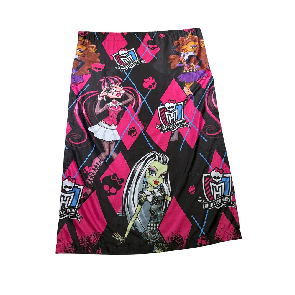 Monster High Curtain Panel Tapestry Y2K 2000s Frankie Stein Draculaura Clawdeen